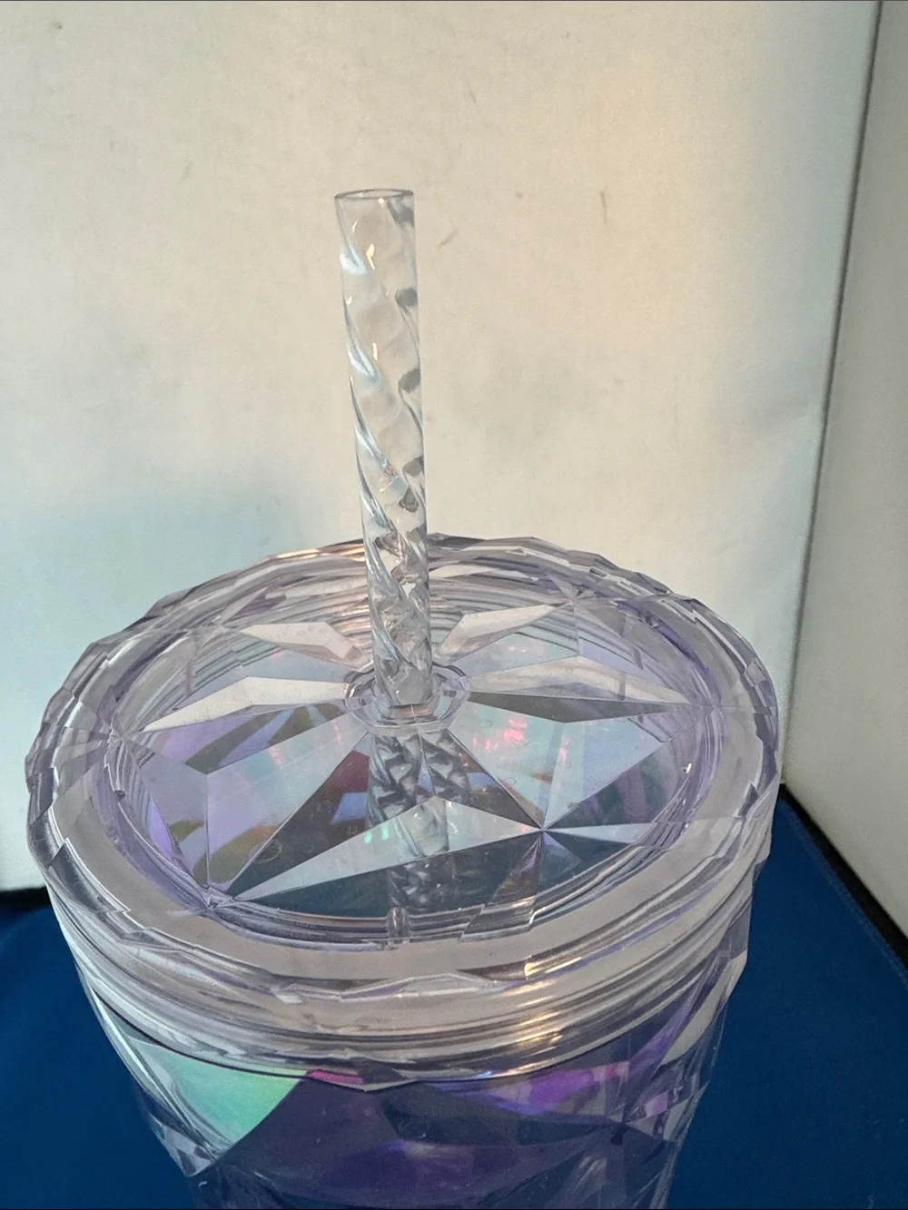 Starbucks Iridescent Lavender Geo Tumbler with Straw